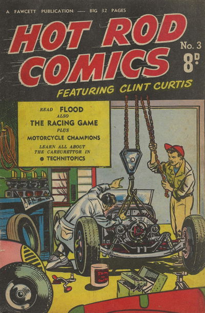 Hot Rod Comics Featuring Clint Curtis (Cleland, 1952? series) #3