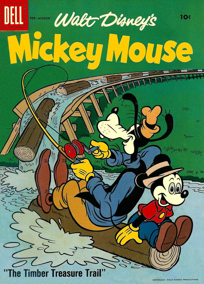 Walt Disney's Mickey Mouse (Dell, 1952 series) #58 (February-March 1958)