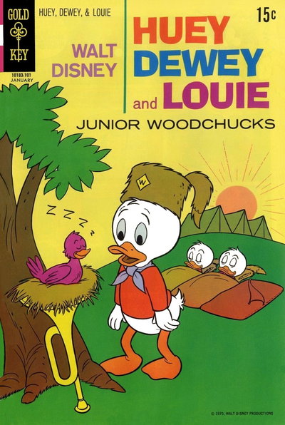 Walt Disney Huey, Dewey and Louie Junior Woodchucks  #8 (January 1971)
