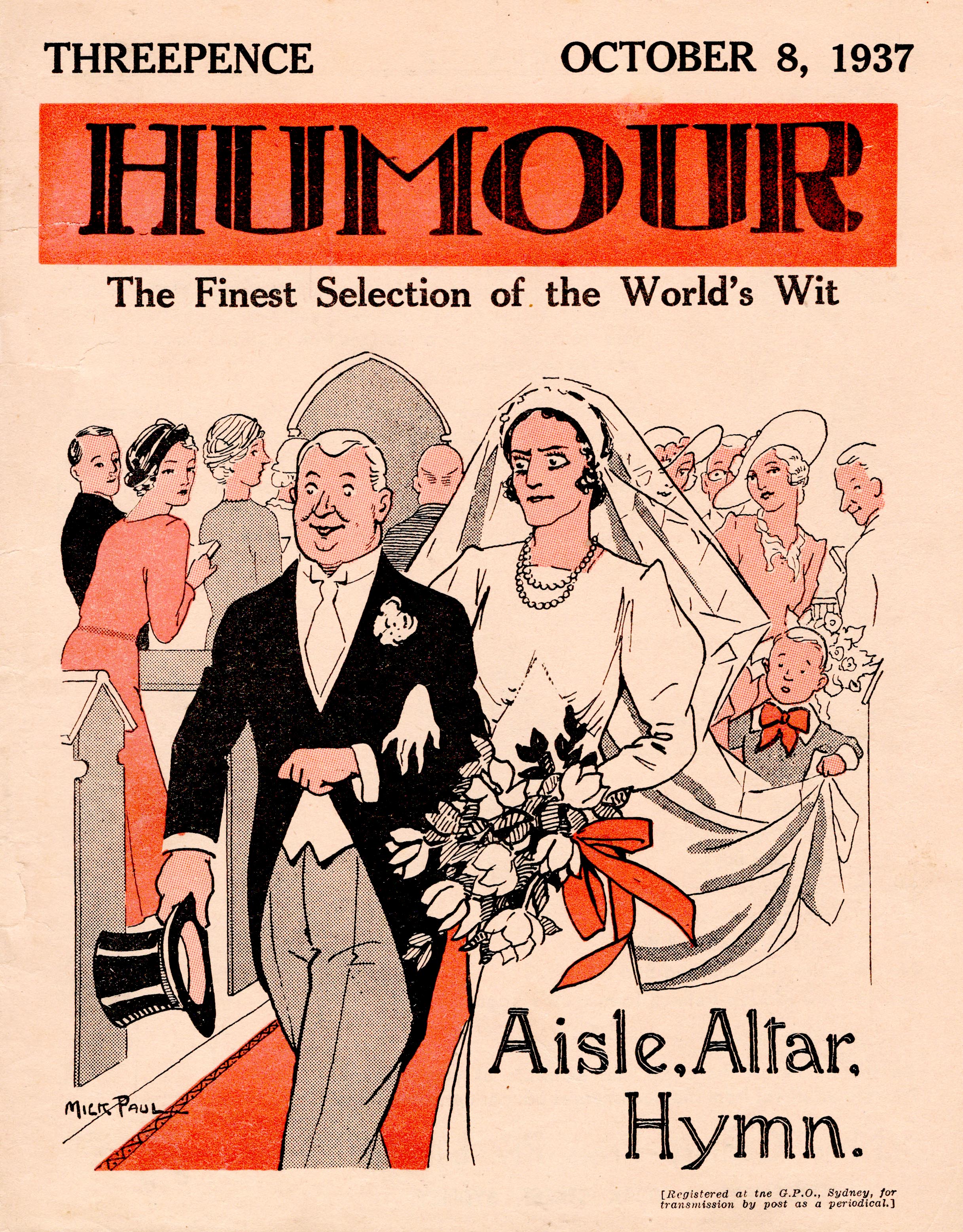 Humour (New Century, 1922 series) v17#41 (8 October 1937)