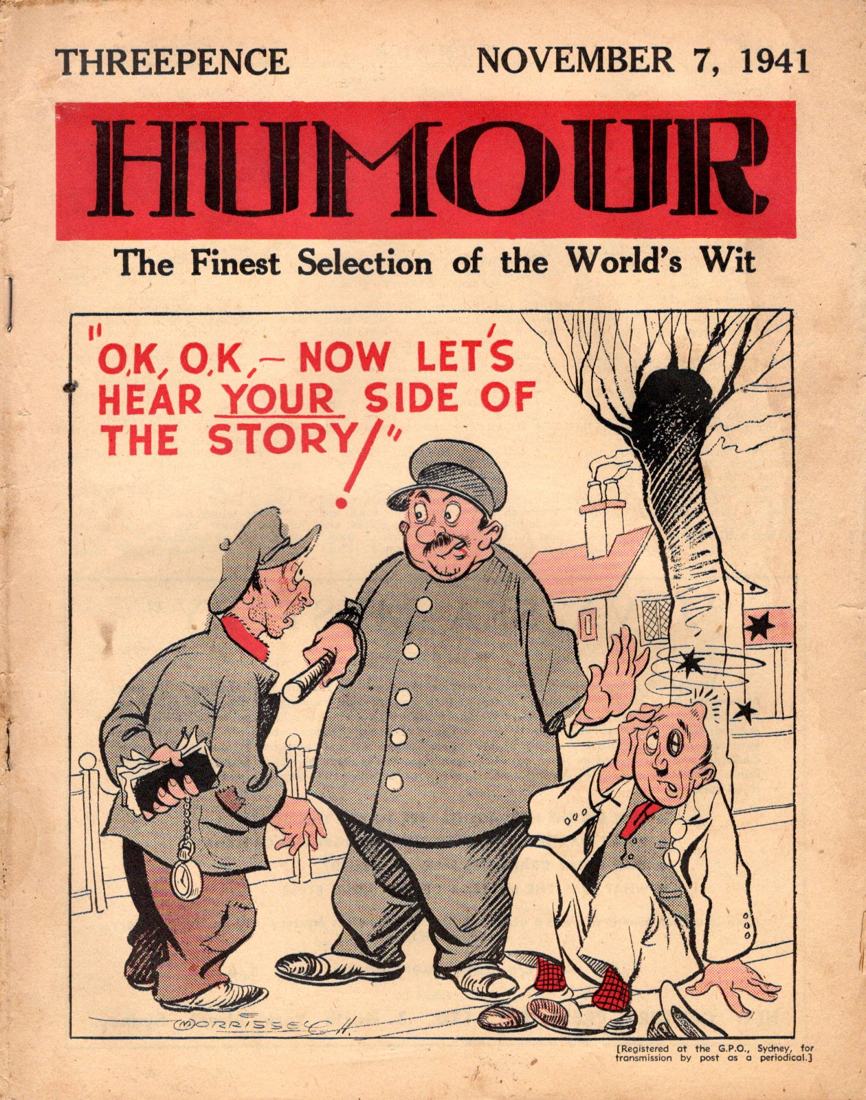 Humour (New Century, 1922 series) v21#45 (7 November 1941)