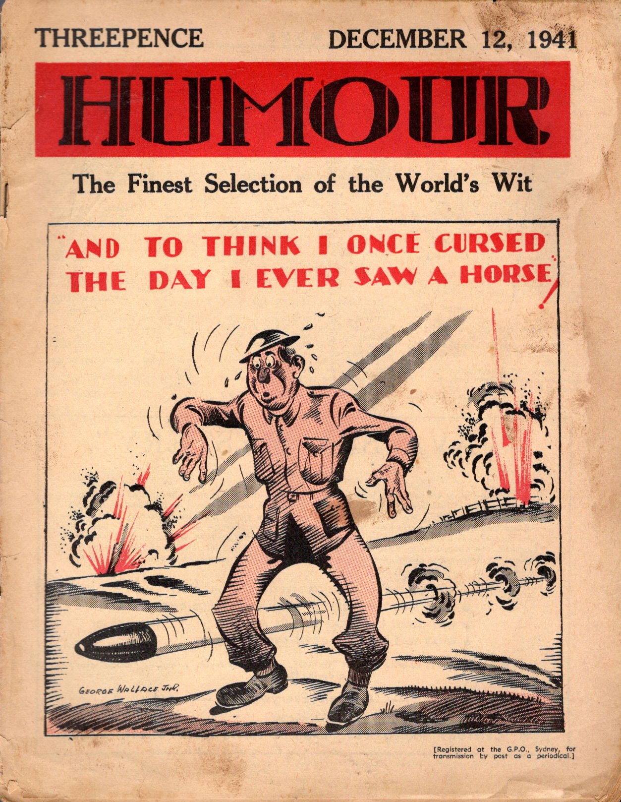 Humour (New Century, 1922 series) v21#50 (12 December 1941)