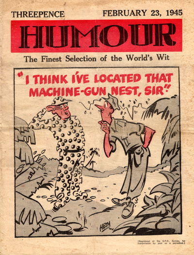 Humour (New Century, 1922 series) v25#8 (23 February 1945)