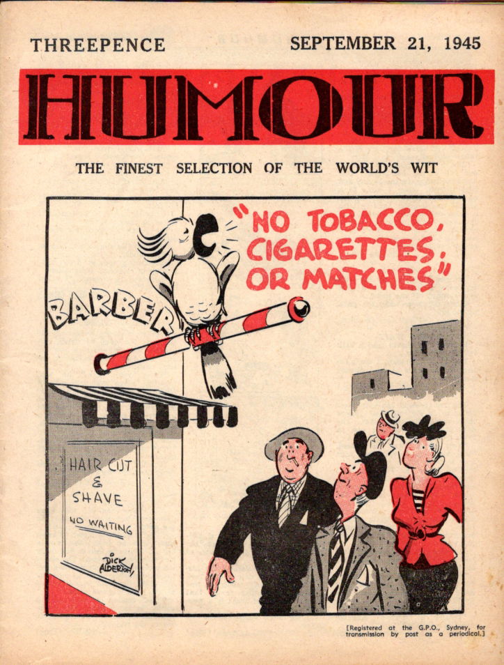 Humour (New Century, 1922 series) v25#38 (21 September 1945)