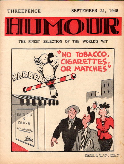 Humour  v25#38 (21 September 1945)