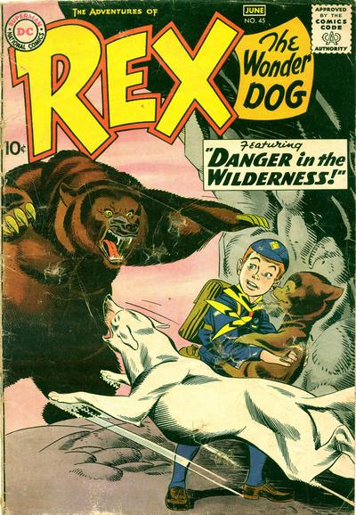 The Adventures of Rex the Wonder Dog (DC, 1952 series) #45 (May-June 1959)