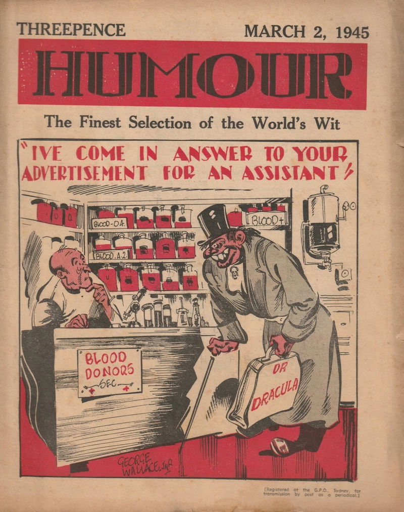 Humour (New Century, 1922 series) v25#9 (2 March 1945)