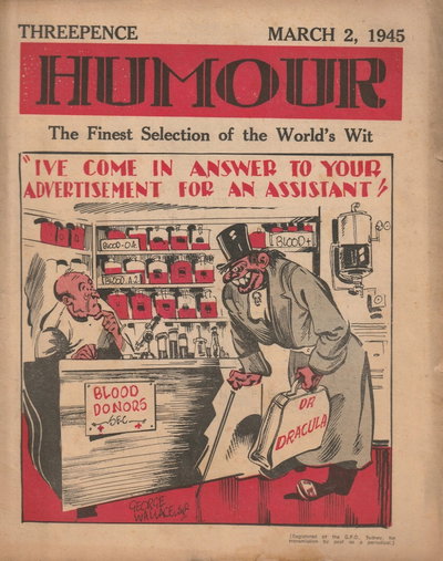 Humour  v25#9 (2 March 1945)