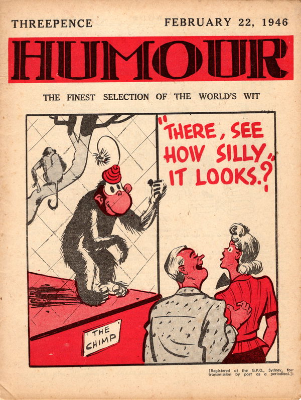 Humour (New Century, 1922 series) v26#8 (22 February 1946)