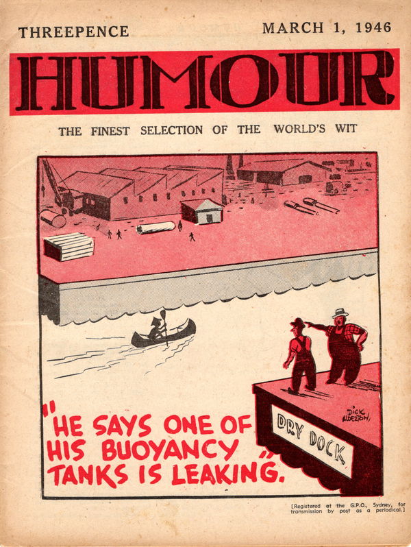 Humour (New Century, 1922 series) v26#9 (1 March 1946)