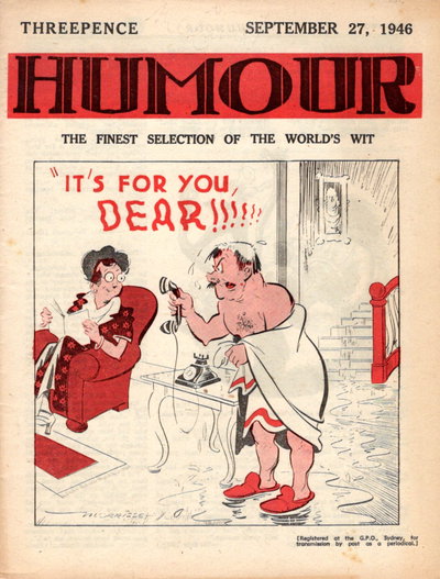 Humour  v26#39 (27 September 1946)