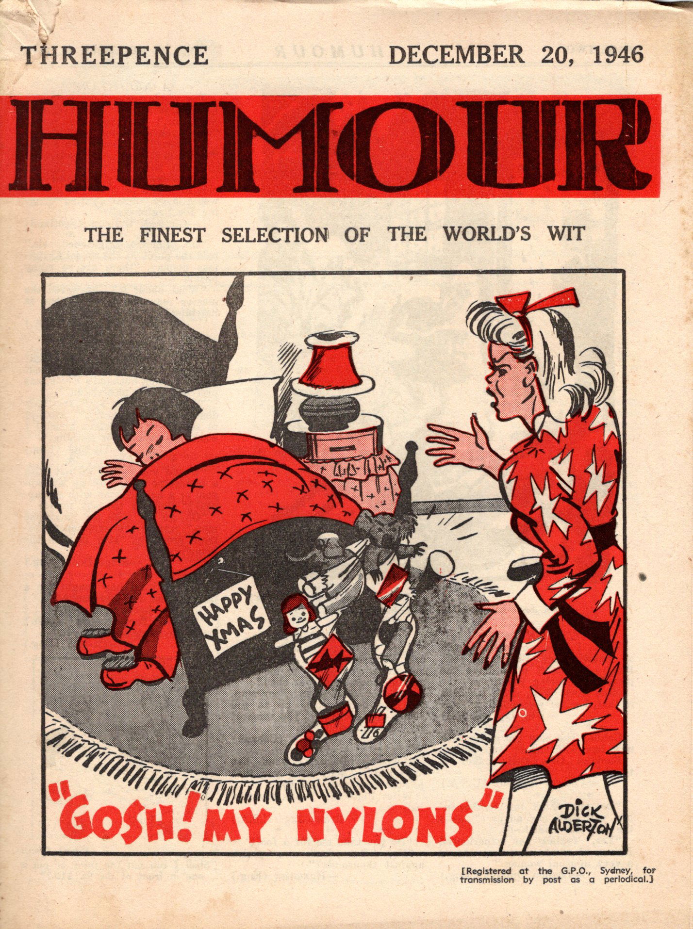 Humour (New Century, 1922 series) v26#51 (20 December 1946)