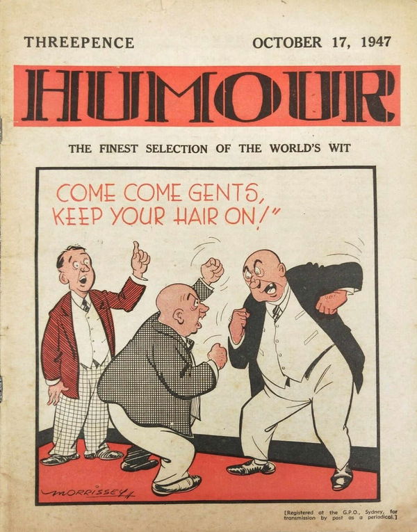 Humour (New Century, 1922 series) v27#42 (17 October 1947)