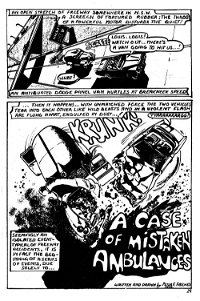 Super Giant Album (KG Murray, 1976 series) #23 — A Case of Mistaken Ambulances (page 1)
