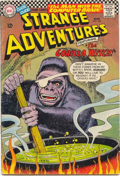 Strange Adventures (DC, 1950 series) #186 (March 1966)