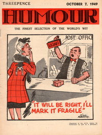 Humour (New Century, 1922 series)  v29#40 (7 October 1949)