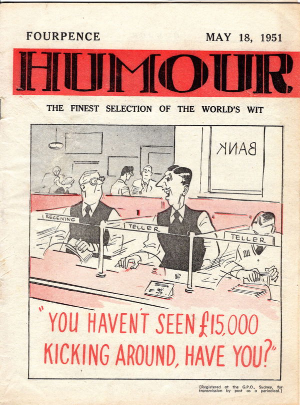 Humour (New Century, 1922 series) v31#20 (18 May 1951)