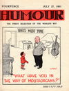 Humour (New Century, 1922 series) v31#30 (27 July 1951)