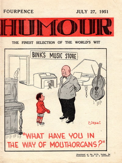 Humour  v31#30 (27 July 1951)