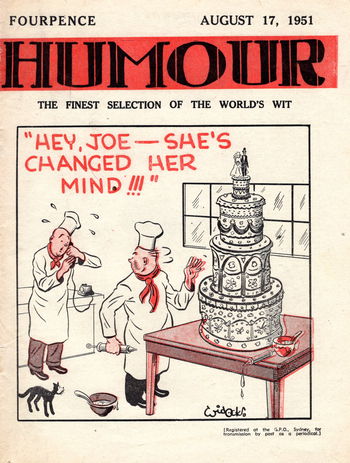 Humour (New Century, 1922 series) v31#33 (17 August 1951)