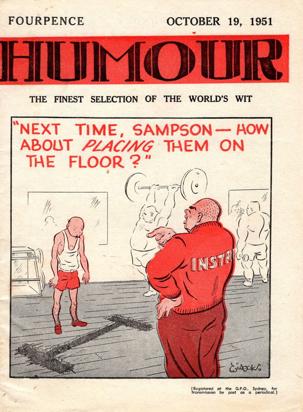 Humour (New Century, 1922 series) v31#42 (19 October 1951)