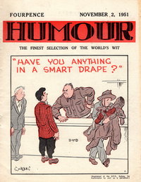 Humour (New Century, 1922 series)  v31#44 (2 November 1951)