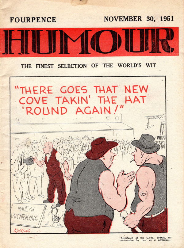 Humour (New Century, 1922 series) v31#48 (30 November 1951)