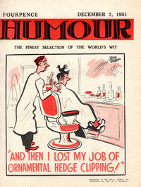 Humour (New Century, 1922 series)  v31#49 (7 December 1951)