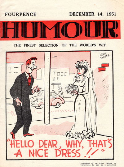 Humour (New Century, 1922 series) v31#50 (14 December 1951)
