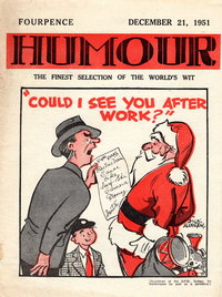 Humour (New Century, 1922 series)  v31#51 (21 December 1951)