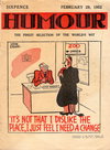Humour  v32#9 (29 February 1952)