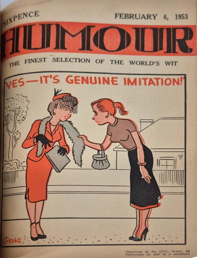 Humour  v33#6 (6 February 1953)