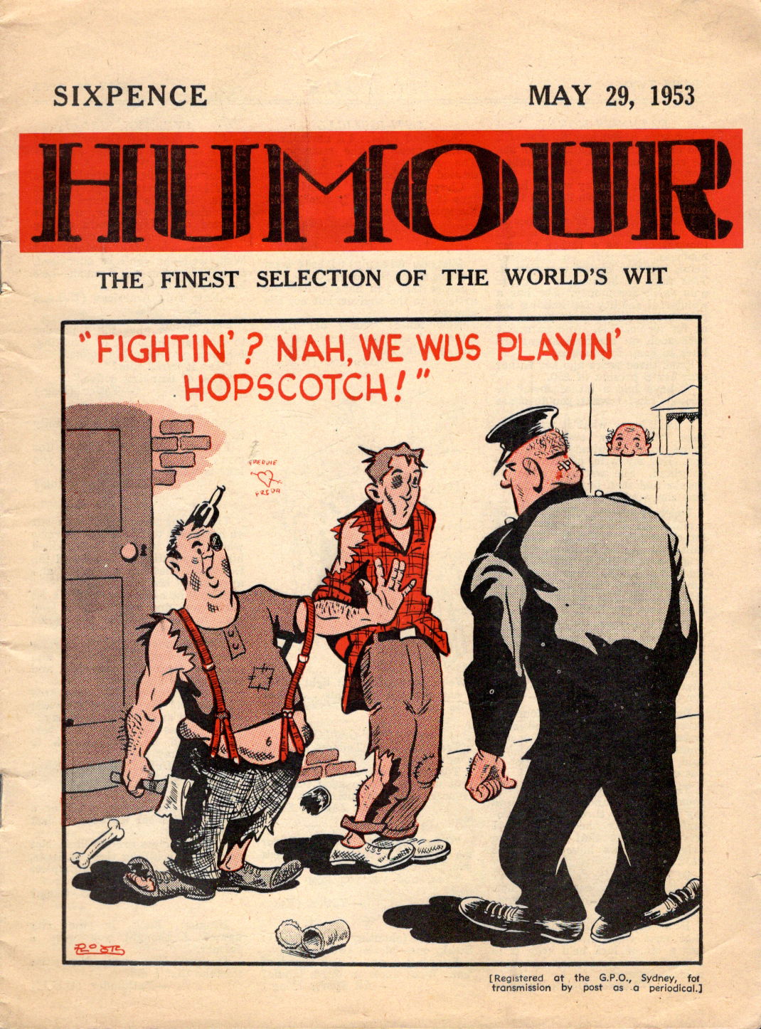 Humour (New Century, 1922 series) v33#22 (29 May 1953)