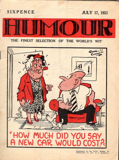 Humour  v33#29 (17 July 1953)