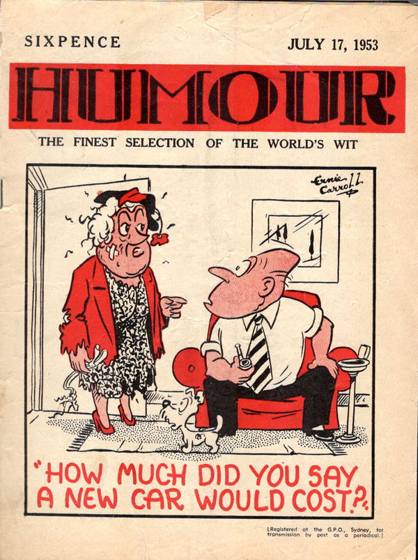 Humour (New Century, 1922 series) v33#29 (17 July 1953)