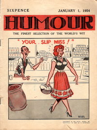 Humour (New Century, 1922 series)  v34#1 (1 January 1954)