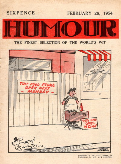Humour  v34#9 (26 February 1954)