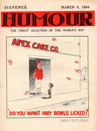 Humour (New Century, 1922 series)  v34#10 (5 March 1954)