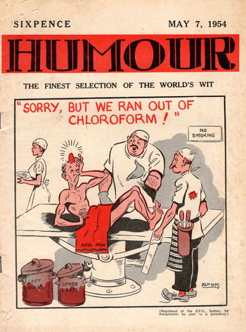 Humour (New Century, 1922 series) v34#19 (7 May 1954)