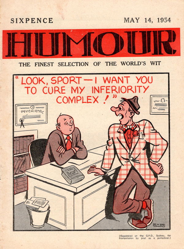 Humour (New Century, 1922 series) v34#20 (14 May 1954)