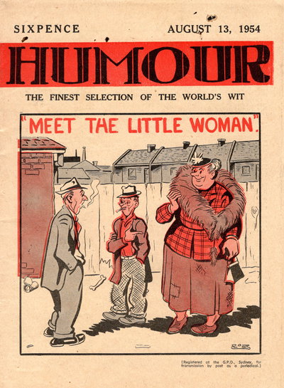 Humour  v34#33 (13 August 1954)