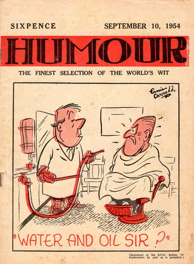 Humour  v34#37 (10 September 1954)