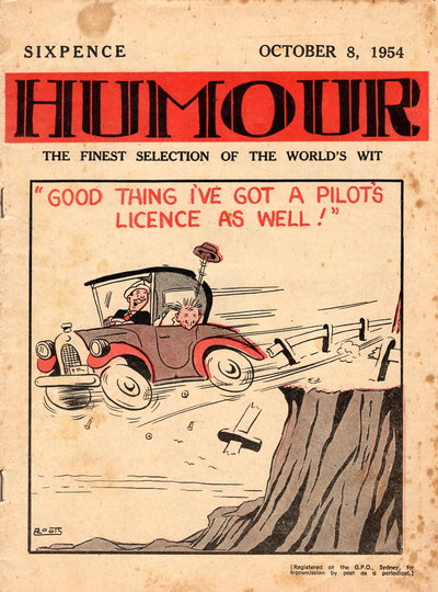 Humour  v34#41 (8 October 1954)