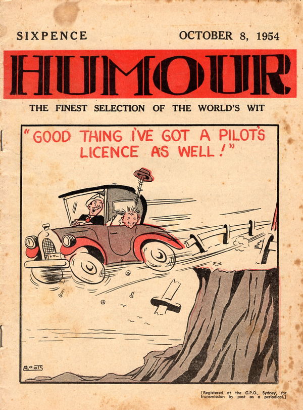 Humour (New Century, 1922 series) v34#41 (8 October 1954)