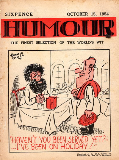 Humour  v34#42 (15 October 1954)