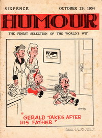 Humour (New Century, 1922 series)  v34#44 (29 October 1954)