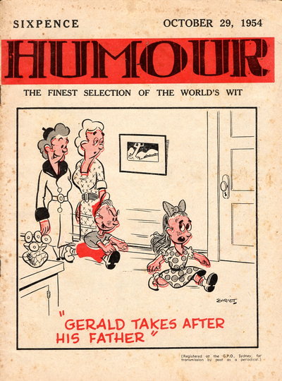 Humour  v34#44 (29 October 1954)