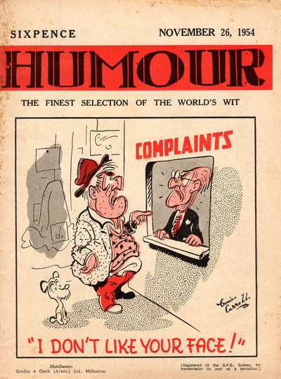 Humour  v34#48 (26 November 1954)