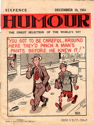 Humour (New Century, 1922 series) v34#50 (10 December 1954)