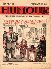 Humour  v35#7 (18 February 1955)